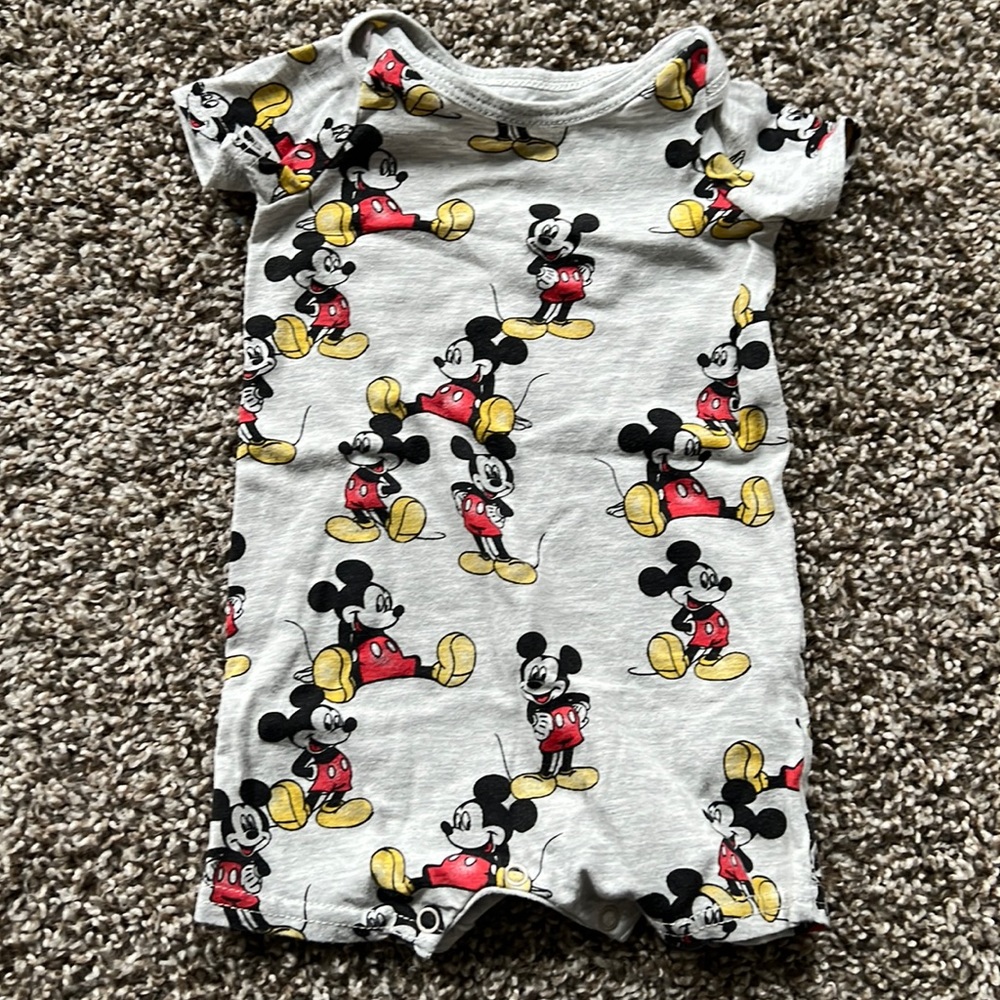 3-6 month Disney Mickey Mouse Romper